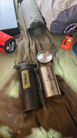 Grayl Geopress water bottle and purifier