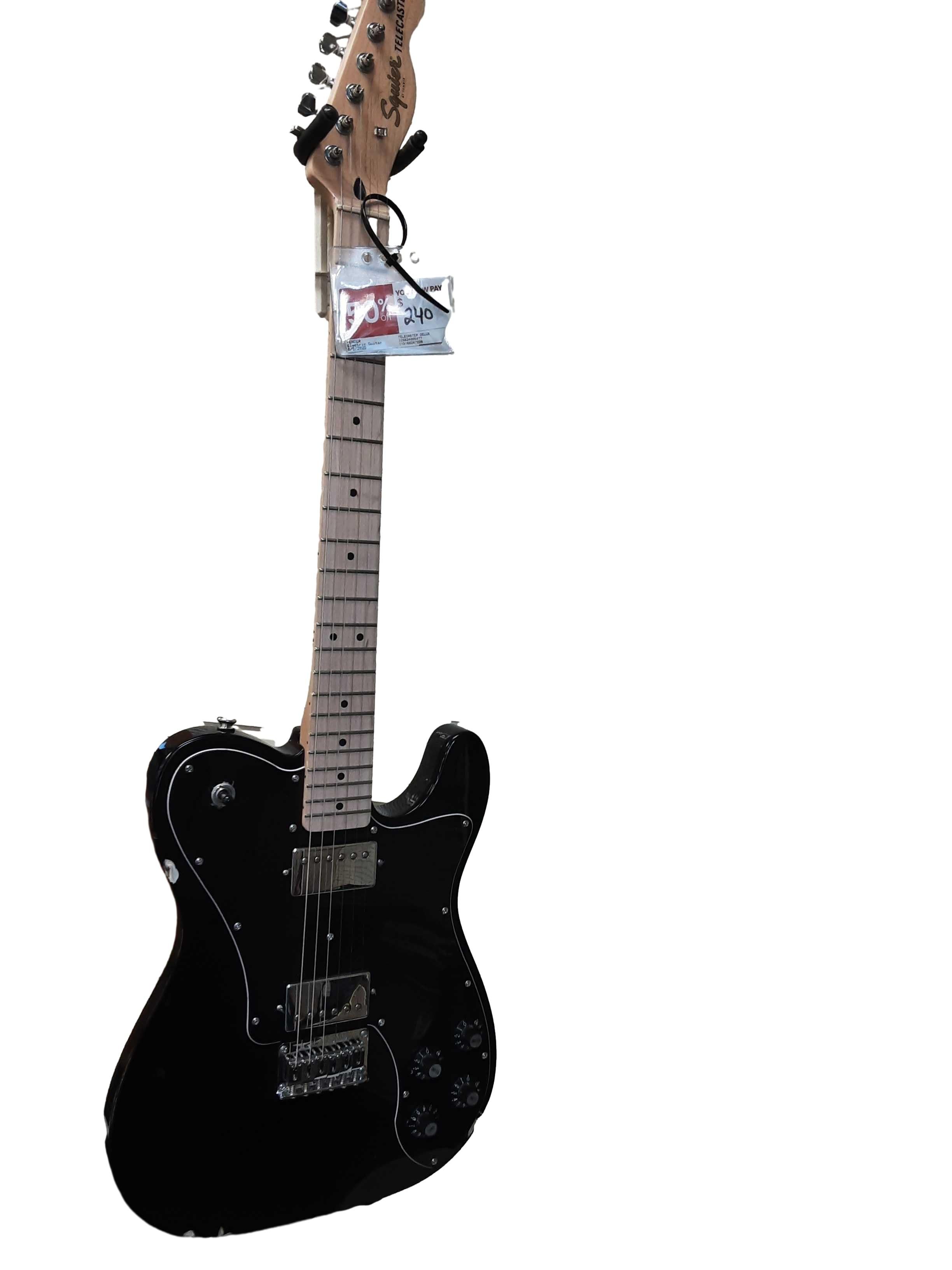 Fender Telecaster Deluxe Black Electric Classic Guitar