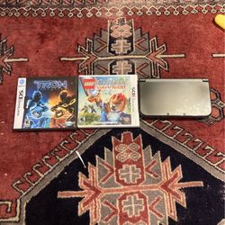 3DS XL Black With 2 Games