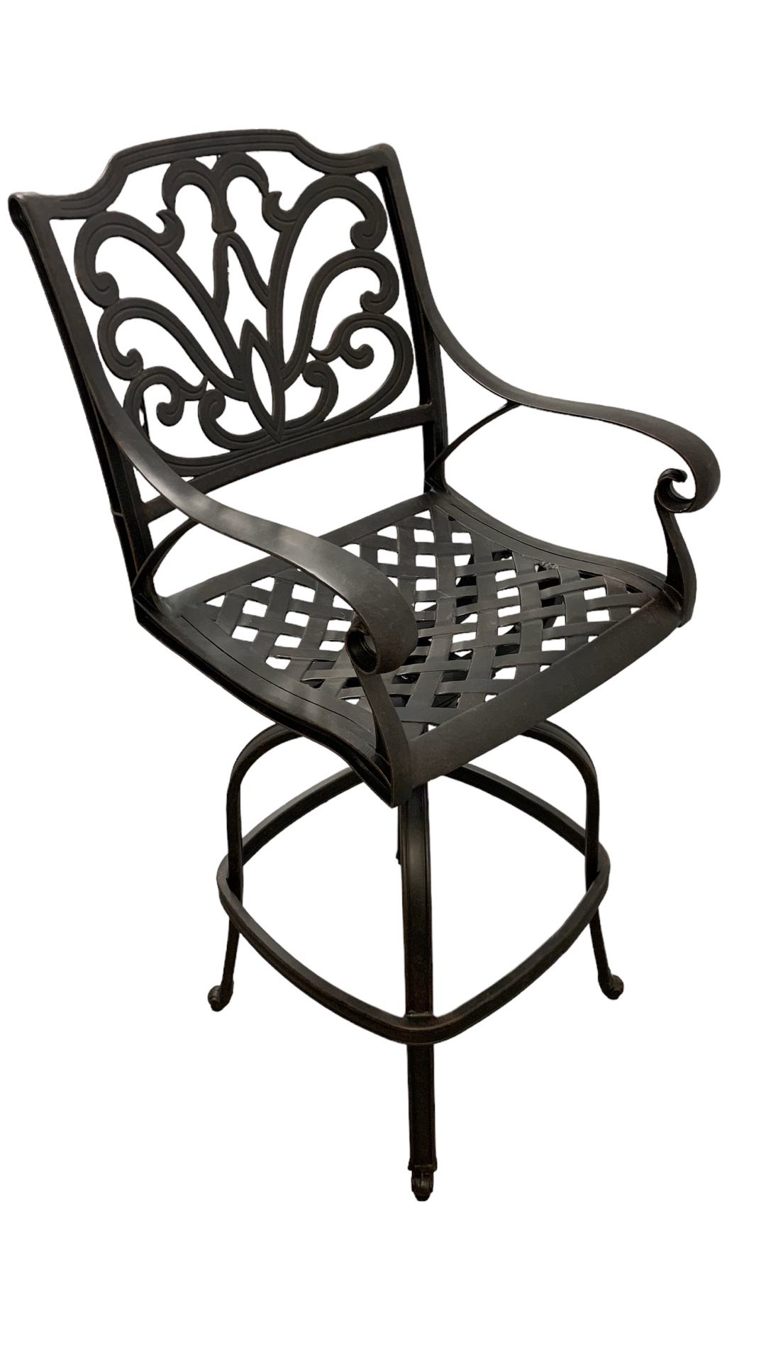 Christopher Knight Home Bronze Finished Cast Aluminum Barstool