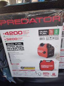 Predator generator 4200 watts!!!