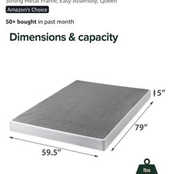 5 Inch Metal Smart Box Spring - Foundation