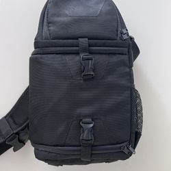 MOSISO Camera Bag, DSLR/SLR/Mirrorless Photography Case Shockproof Camera Sling Backpack Case with Tripod Holder & Modular Inserts & Rain Cover Compat