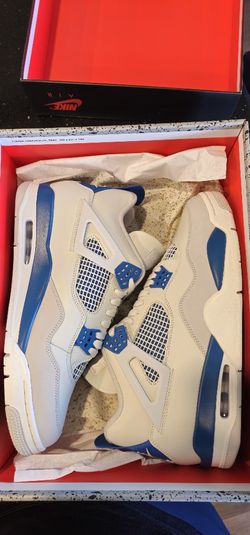 Military Blue Jordan 4s