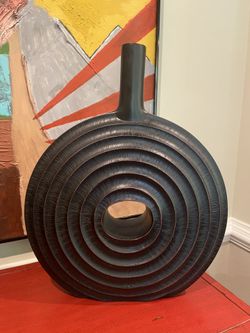 Motive Black/Brown Vase