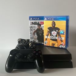 2TB PS4 With Controller And 2 Games