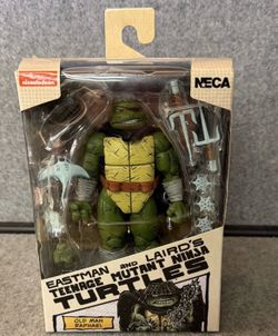 NECA Teenage Mutant Ninja Turtles Mirage Comics 7"  Old Man Raphael