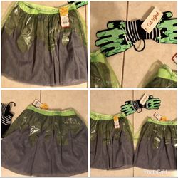 Slime skirt and Gloves - Brand New