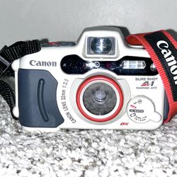 Vintage Canon Sure Shot A1 Panorama Date 35mm Point & Shoot Waterproof Film Camera