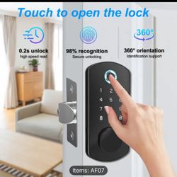 Touch Screen Security Lock With Doorbell Camera
