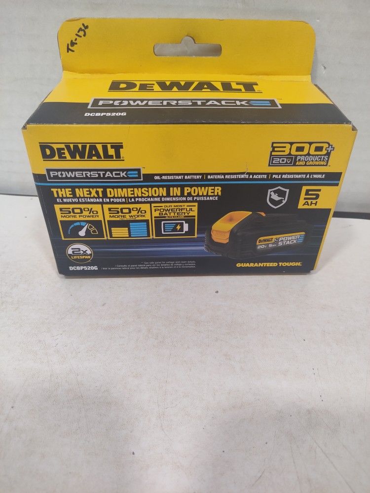 Ta 136 Dewalt 20v PowerStack 5AH Battery