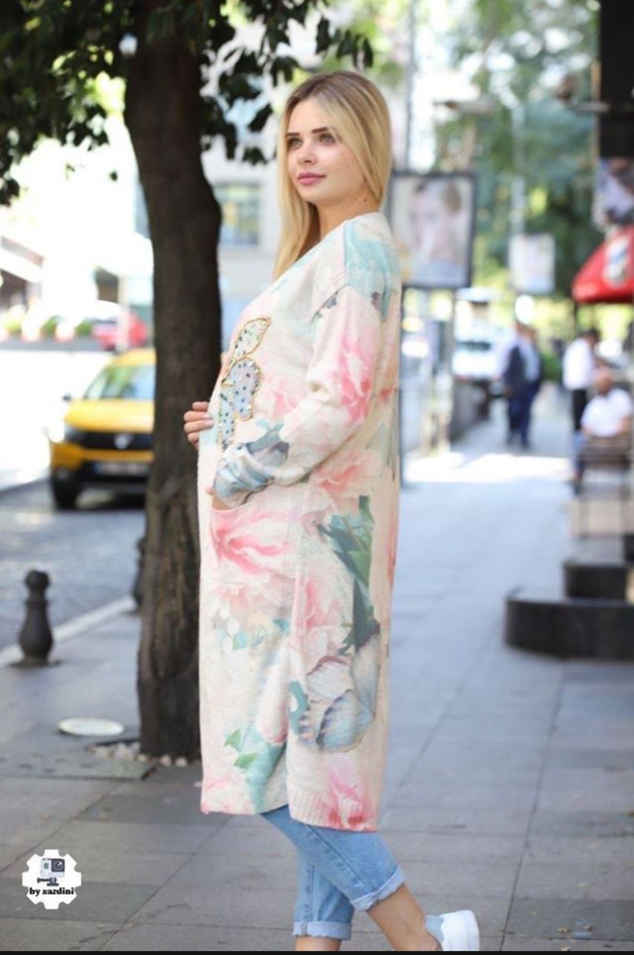 Brand new free size women hand crafted maxi jacket made in Turkey