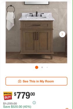 BRAND NEW 30" BATHROOM VANITY