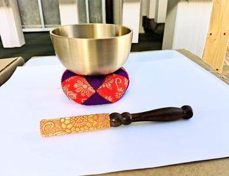 Tibetan (Japanese Quality) Brass 3" Singing Bowl Meditation Sound Bowl Healing