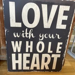 Love With Your Whole Heart Canvas