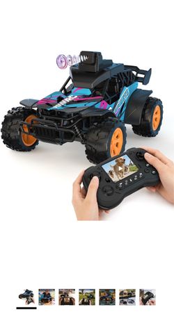 New in box! FPV Remote Control Car with 2.8 Inch Display, 60° Adjustable HD Camera, APP & 2.4G Radio Control, 2 Speed Modes, Rechargeable Off-Road RC 