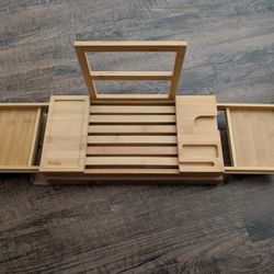 Bamboo Bath Caddy (brand new)