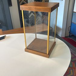 Glass And Wood Displace Case