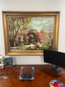Original oil painting by Benedict K.
