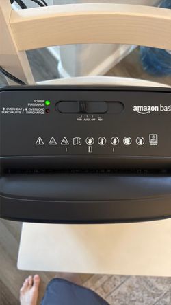 Brand new Amazon basics paper shredder