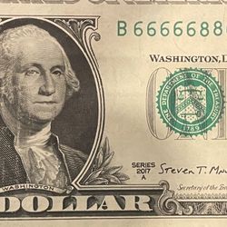 Rare Serial Number On Dollar Bill