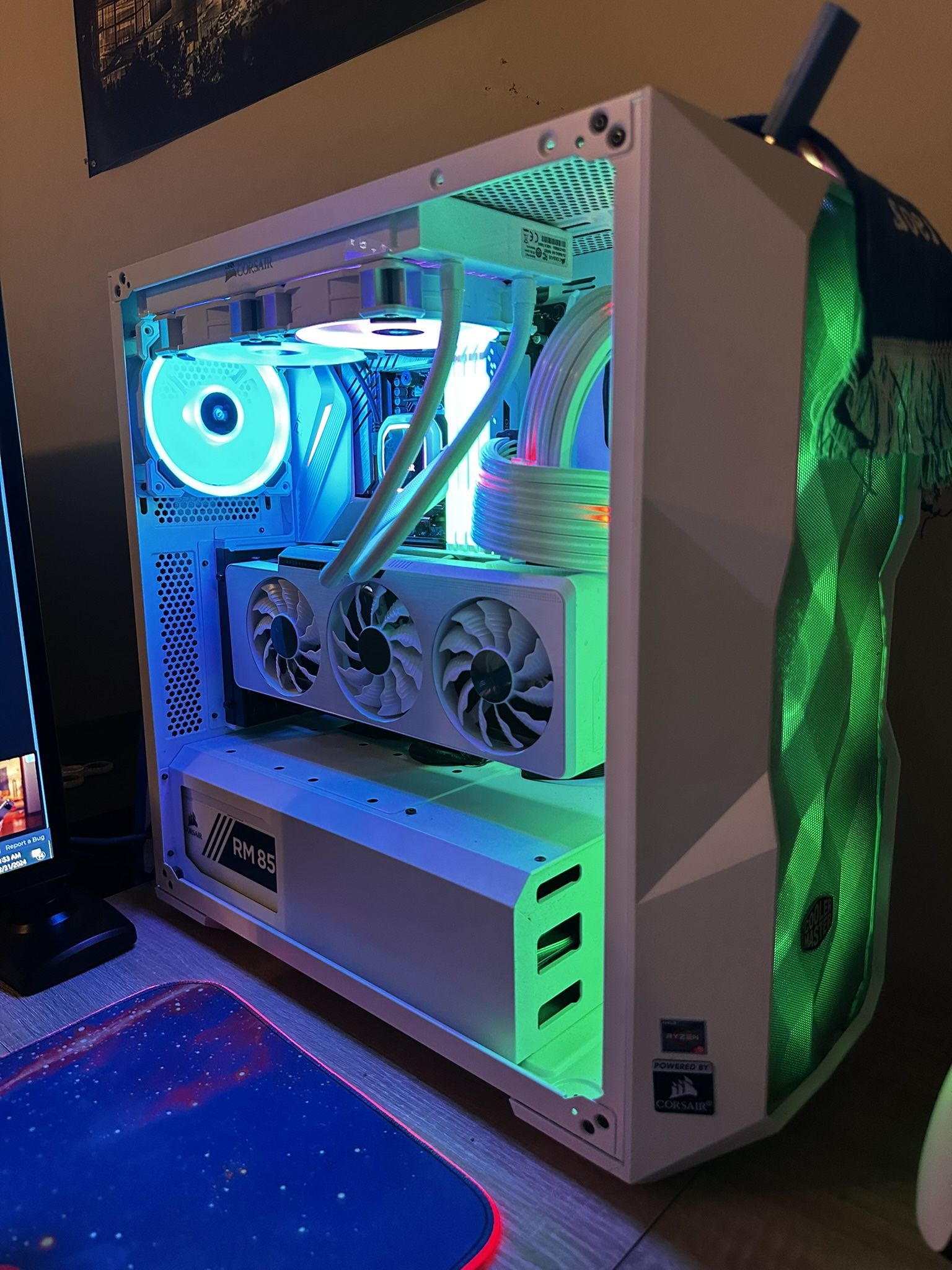 High-End All-White Gaming PC - RTX 3080 Vision OC & Ryzen 9 5900X