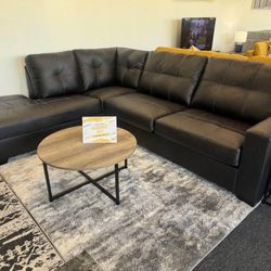 Black or Brown Sectional