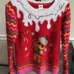 Child Ugly Christmas Sweater size L 10-12 just $7 xox