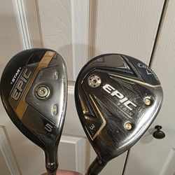 ⛳ Callaway Epic Flash Star 3W & 5W – Senior Flex – Great Condition