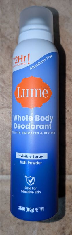 Lume whole body deodorant  3.6 oz
