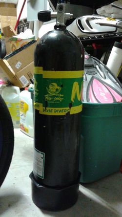 80 CU FT ALUMINUM SCUBA TANK