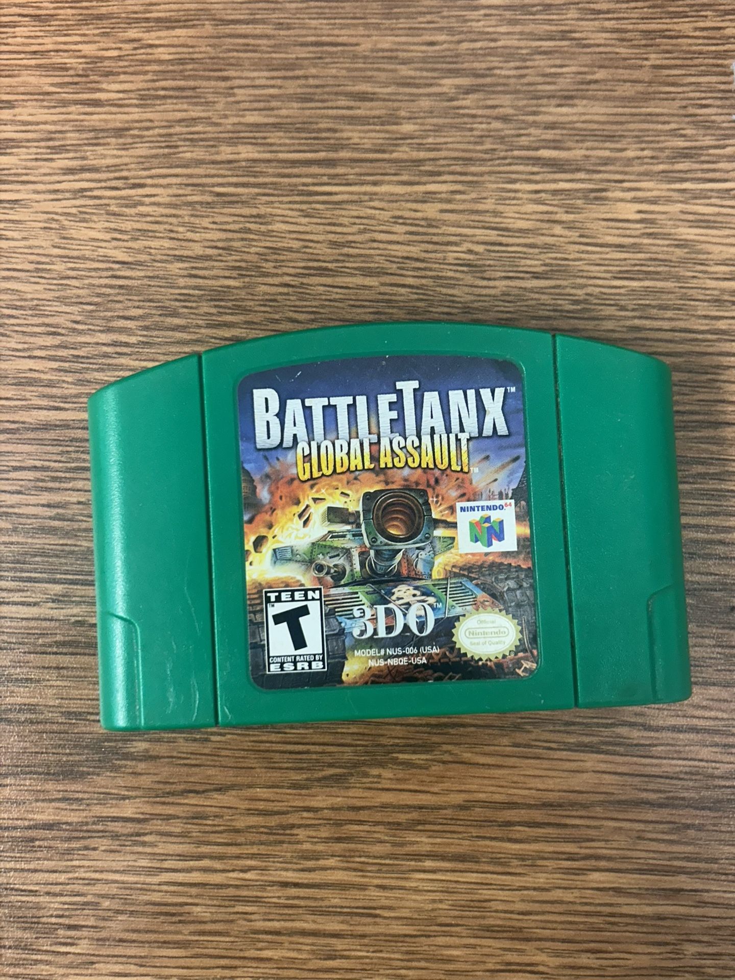 BattleTanx Global Assault – Nintendo 64 N64 Cartridge – Tested