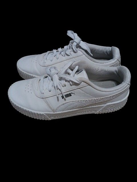 Women's White Puma Tennis Shoes Sz 10