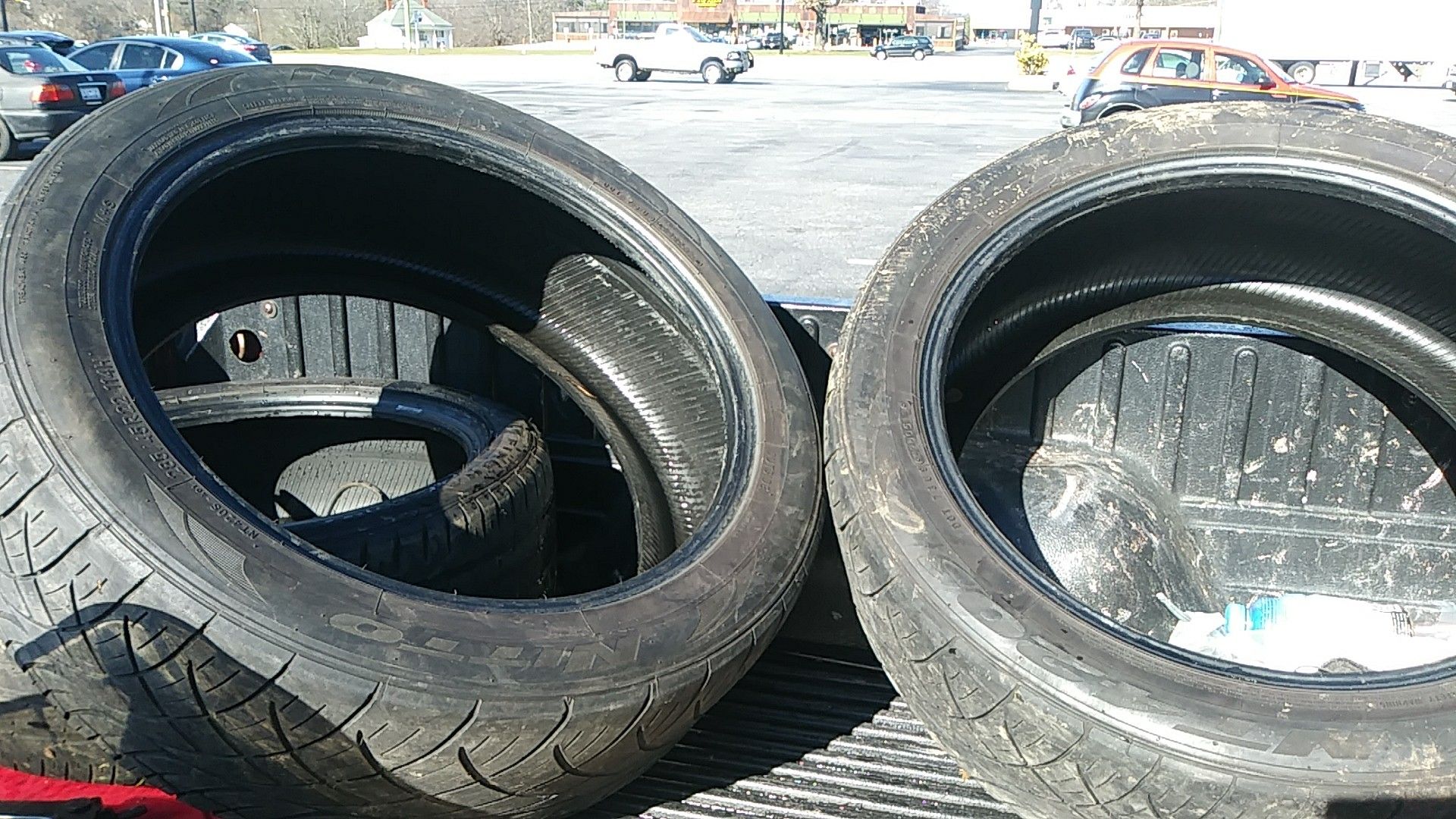 Two tires 285/45r22 114h nitto nt420