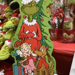 Grinch Christmas Door Sign