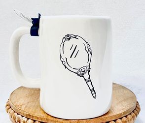 Rae Dunn Disney Beauty and the Beast TRUE BEAUTY Double-Sided Mug