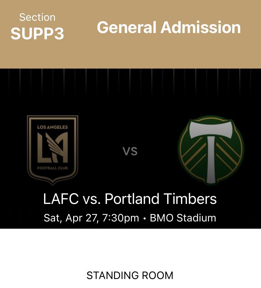 LAFC vs. Portland (4/27)