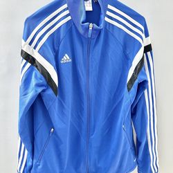 Adidas Women’s Blue Full Zip Up Track Jacket XL Climacool **EXCELLENT