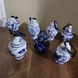 Ceramic Jar Ornaments 