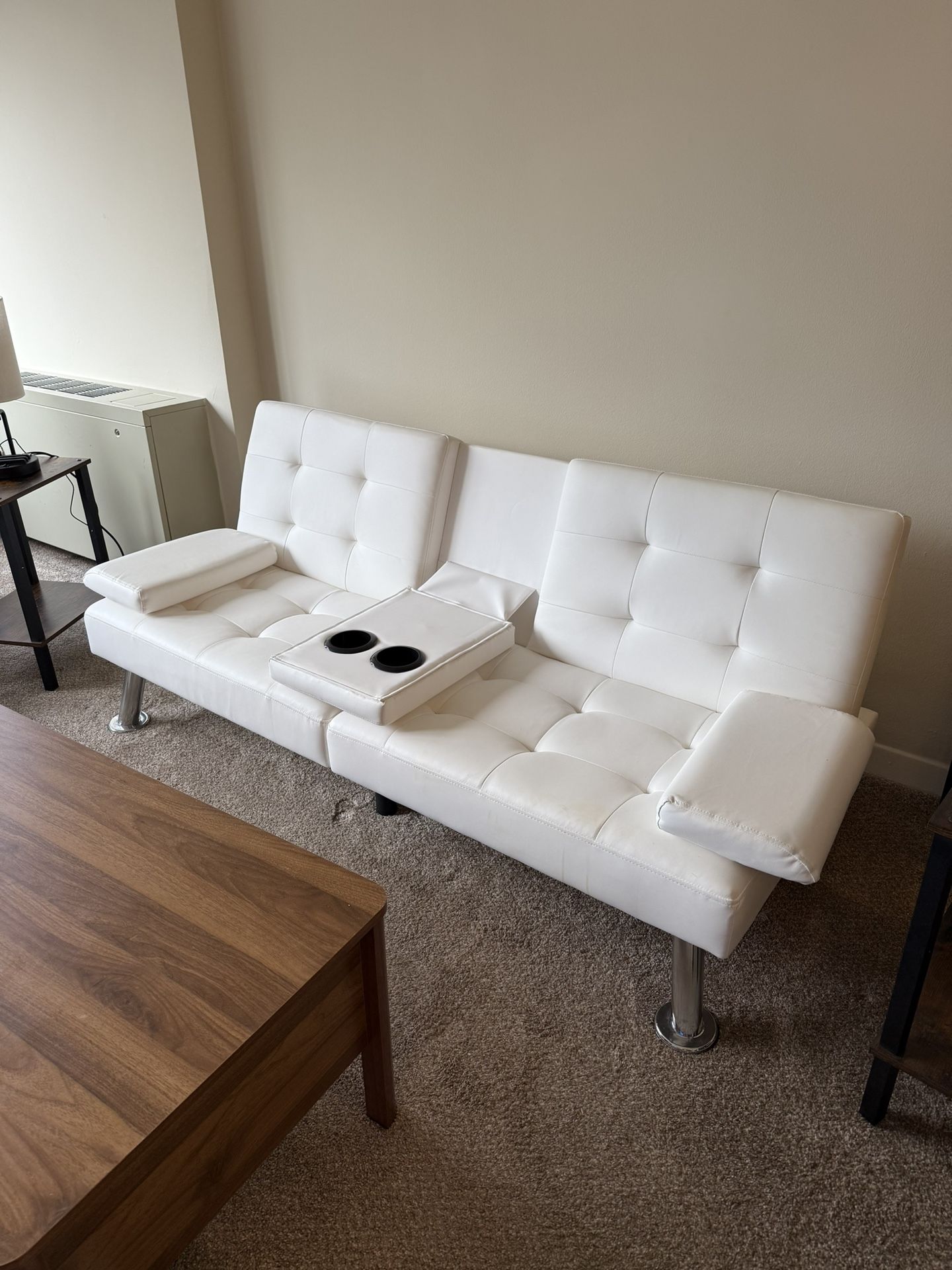 Collapsable Sofa/futon (white)