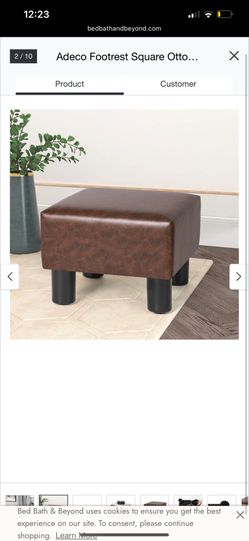 Foot Rest Brown Ottoman