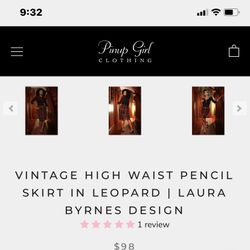 Laura Byrnes Pin Up Girl pencil skirt 