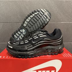 Nike Air Max TL 2.5 Black Metallic Silver FZ4110-002 Men's Size 8.5 Sneaker New