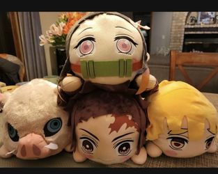 Demon Slayer animate plushes Toy 8 inches Set of 4