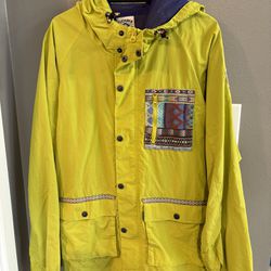 Yellow Women Rain Coat