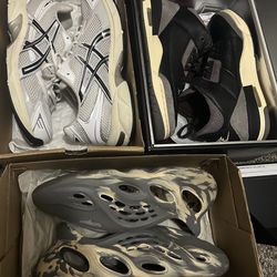 Jordan 3s, asic and Yeezys