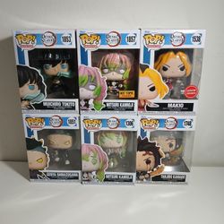 First come first pick up.
6 Demon slayer funky pop new for only 50 dollars.
Incredible deal