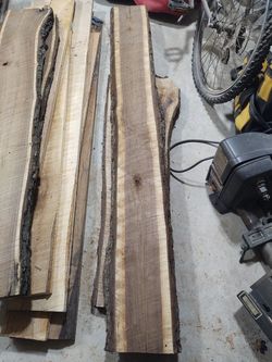 Live Edge Walnut Slab  available for custom finishing