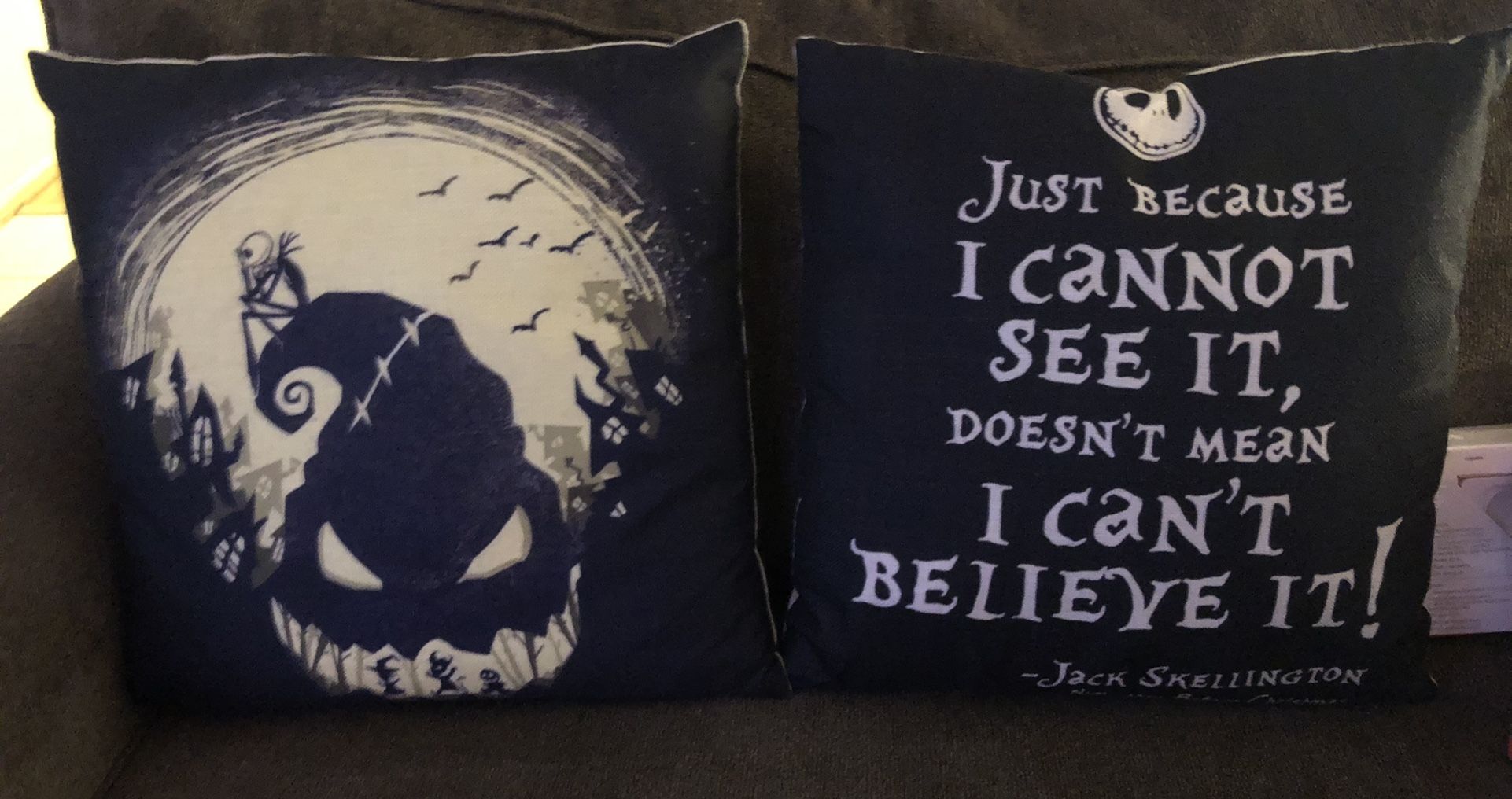 Nightmare before Christmas Throw Pillows