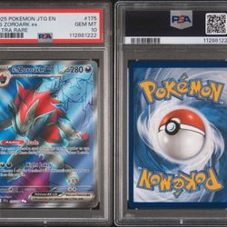 Pokemon TCG 2025 JTG EN-JOURNEY TOGETHER ULTRA RARE N'S ZOROARK EX PSA 10